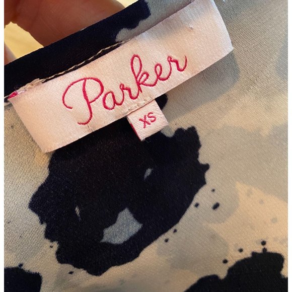 Parker Monet Cheetah Print Fit & Flare Dress XS - Picture 8 of 8